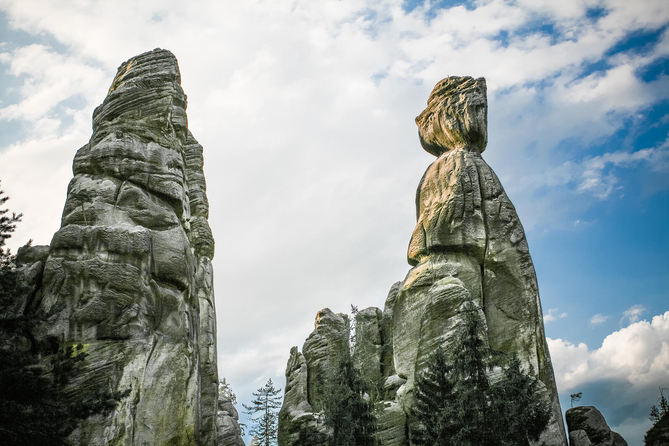 The city of rocks in the Czech Republic