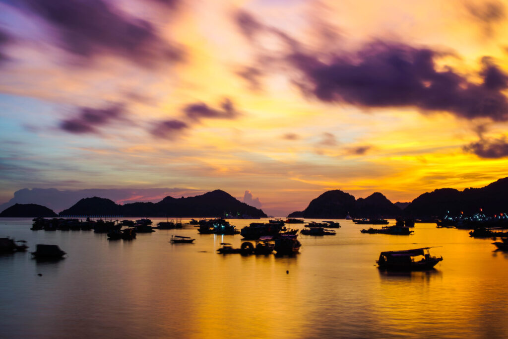 Cat Ba Island, sunset, Vietnam