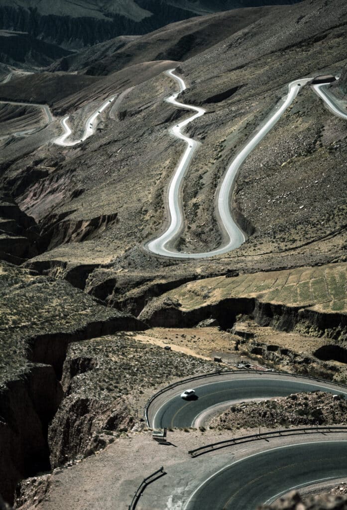 On the road 52 toward Salinas Grandes Cuesta de Lipan, Jujuy