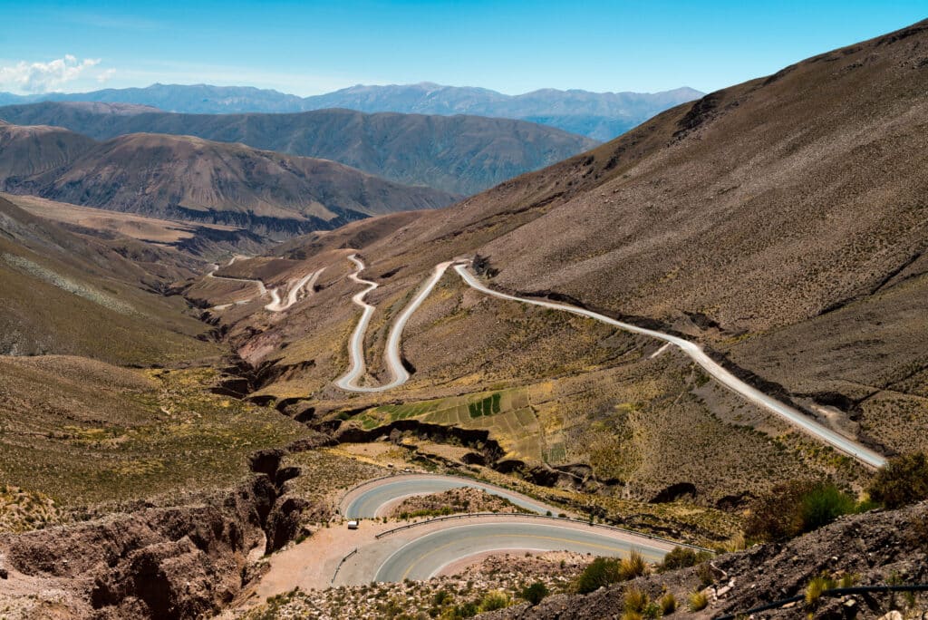 On the road 52 toward Salinas Grandes Cuesta de Lipan, Jujuy