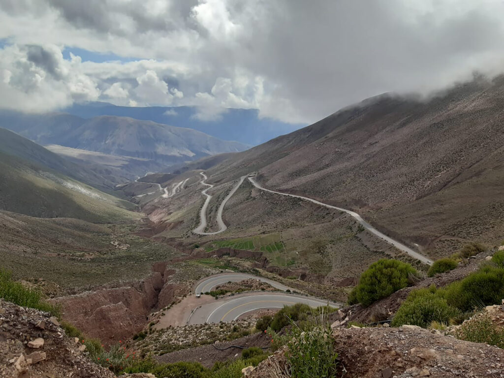On the road 52 toward Salinas Grandes Cuesta de Lipan, Jujuy
