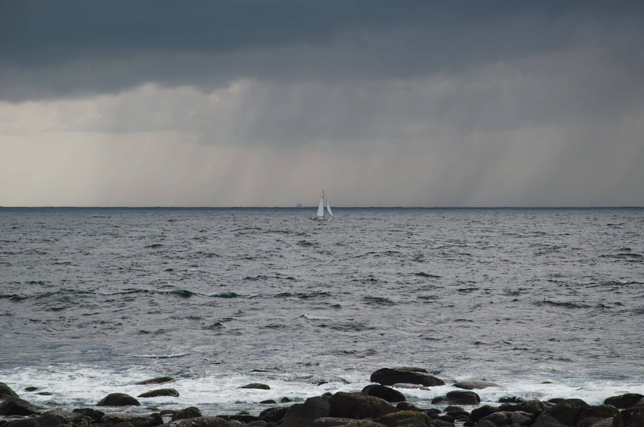 Boat on North Sea