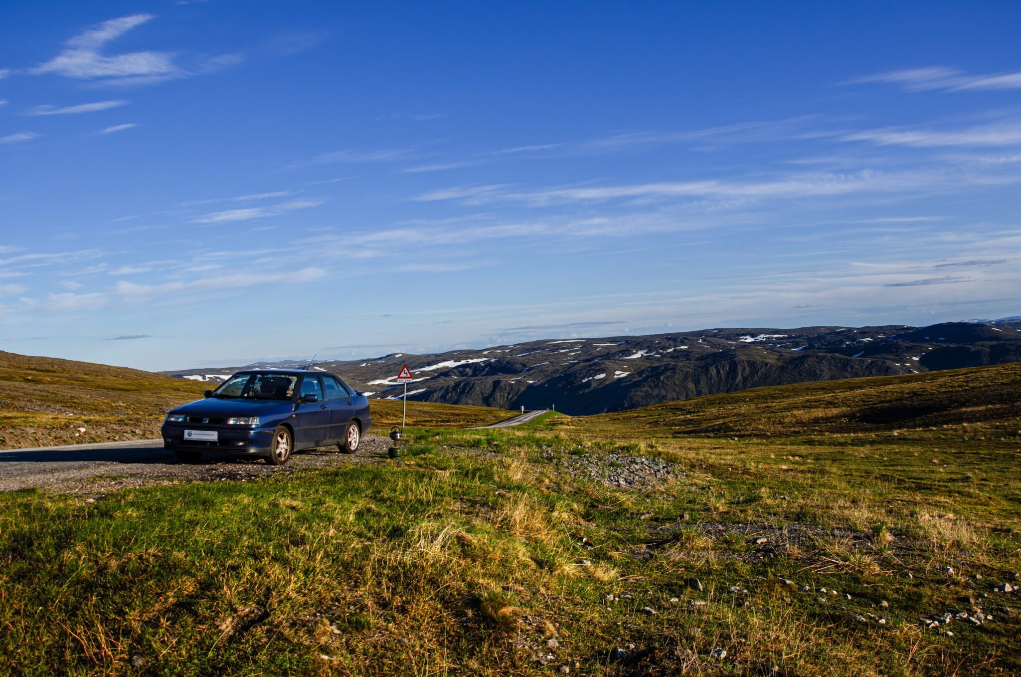 Seat Toledo in parking near Nordkapp