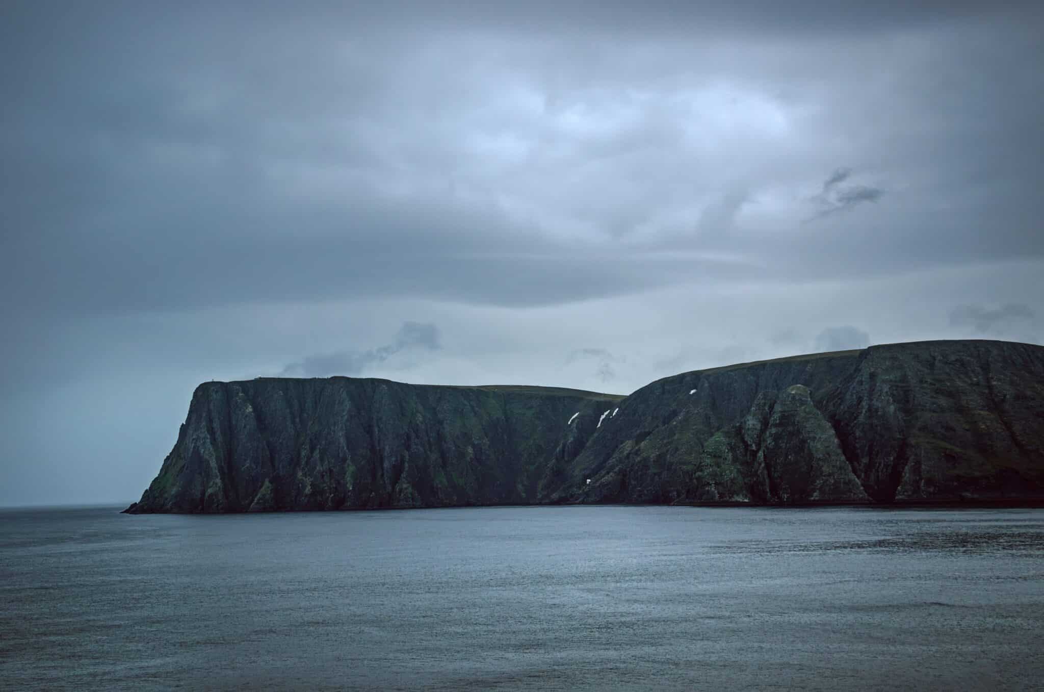 Cliffs and rocks on Nordkapp