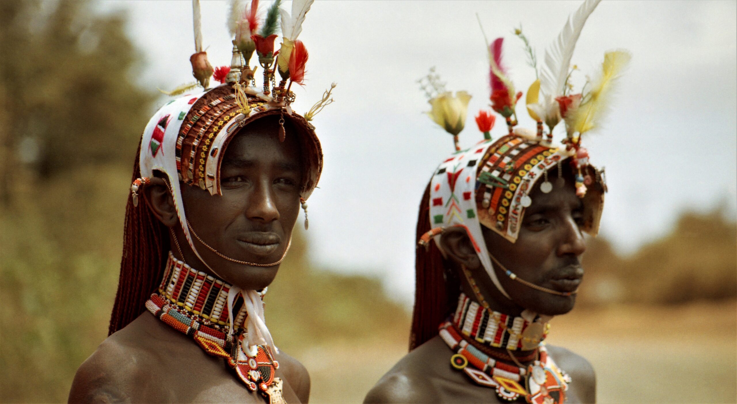 Samburu warriors at Lake Turkana